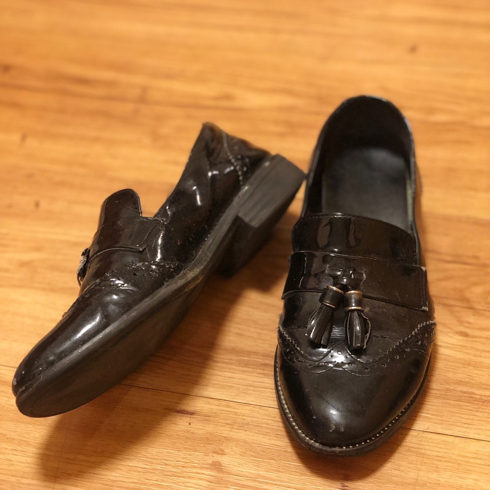 BeLLE Black Leather Dress Shoes